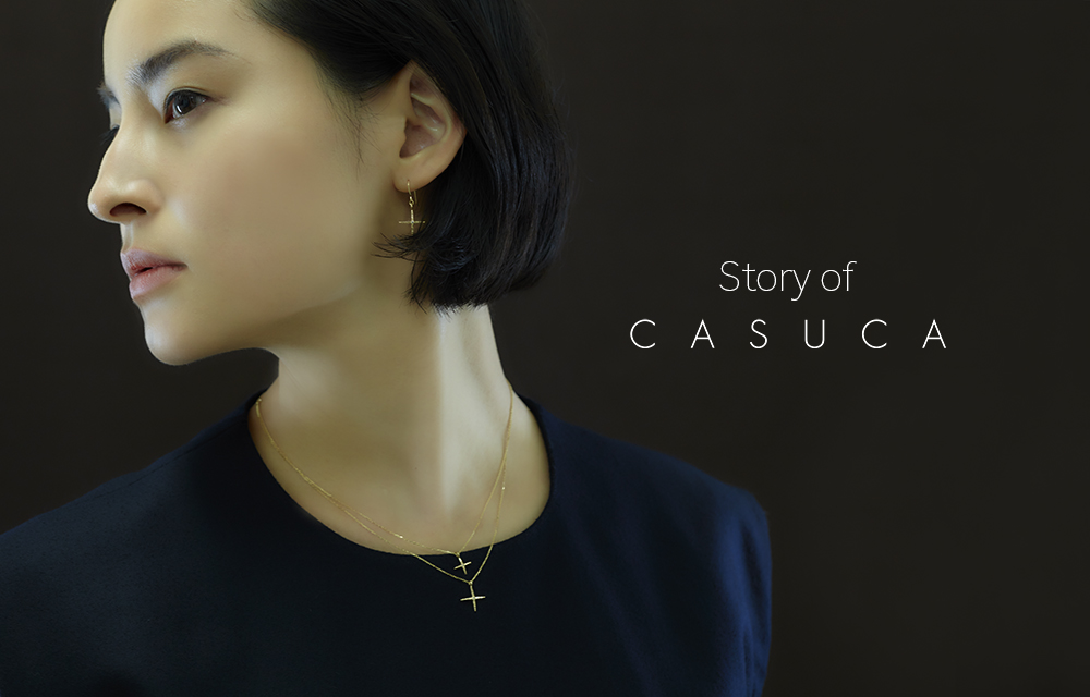 casuca カスカ　hacca  ピアス　K18 WG