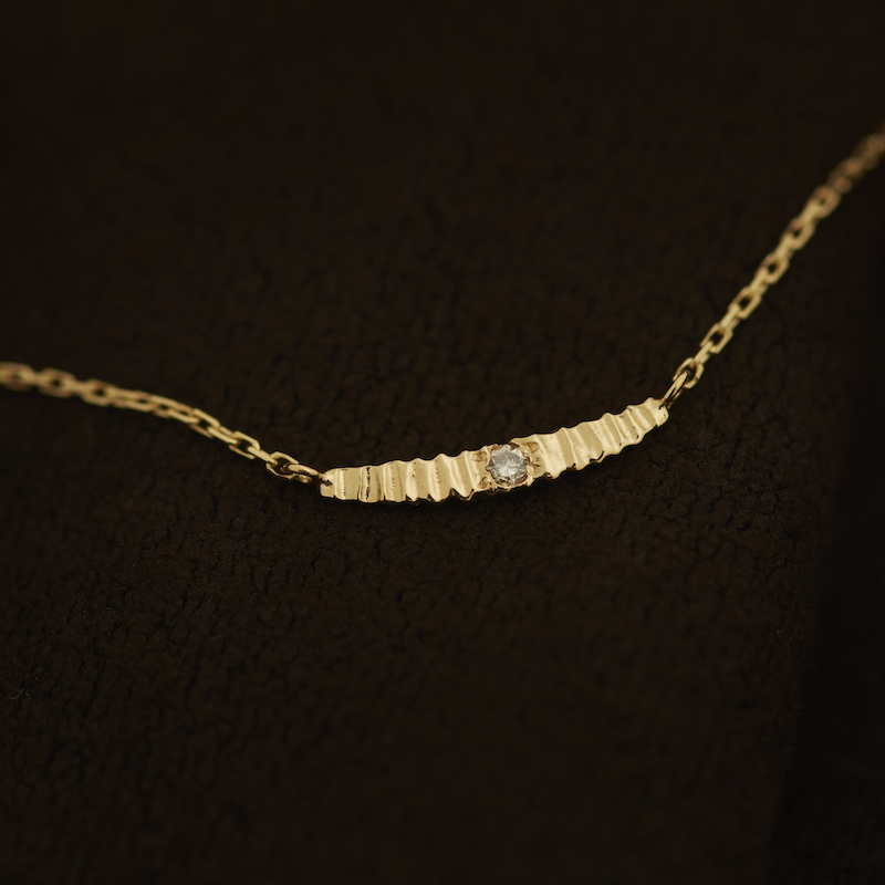 luna S few 1Pネックレス -K18/Pt- | CASUCA 