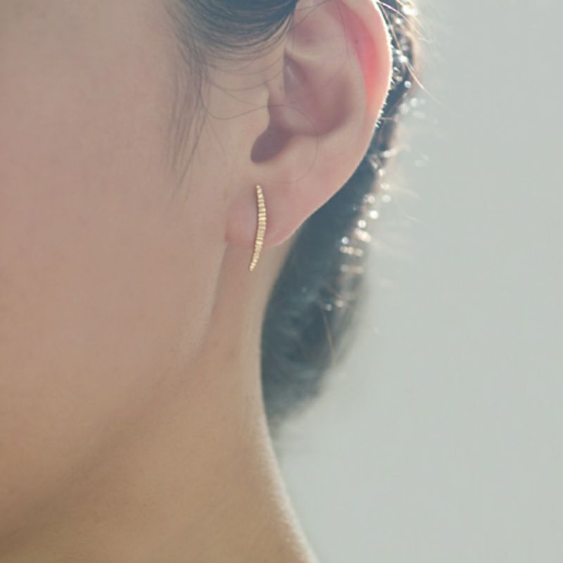 CASUCA ピアス　k18 luna ピアス -K18/Pt- | CASUCA