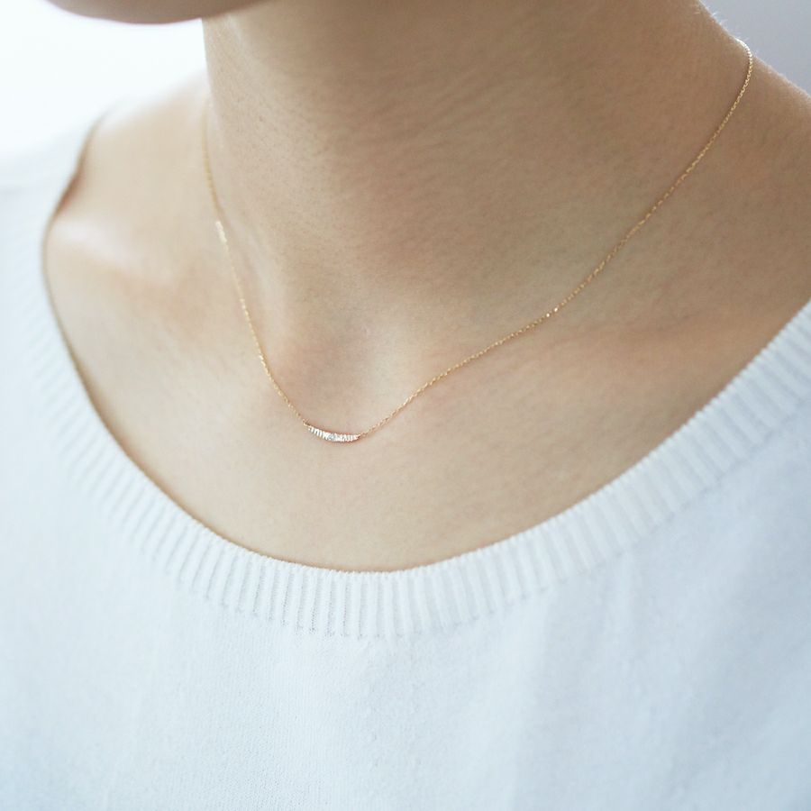 CASCA luna S few 1Pネックレス k18 luna S few 1Pネックレス -K18/Pt- | CASUCA