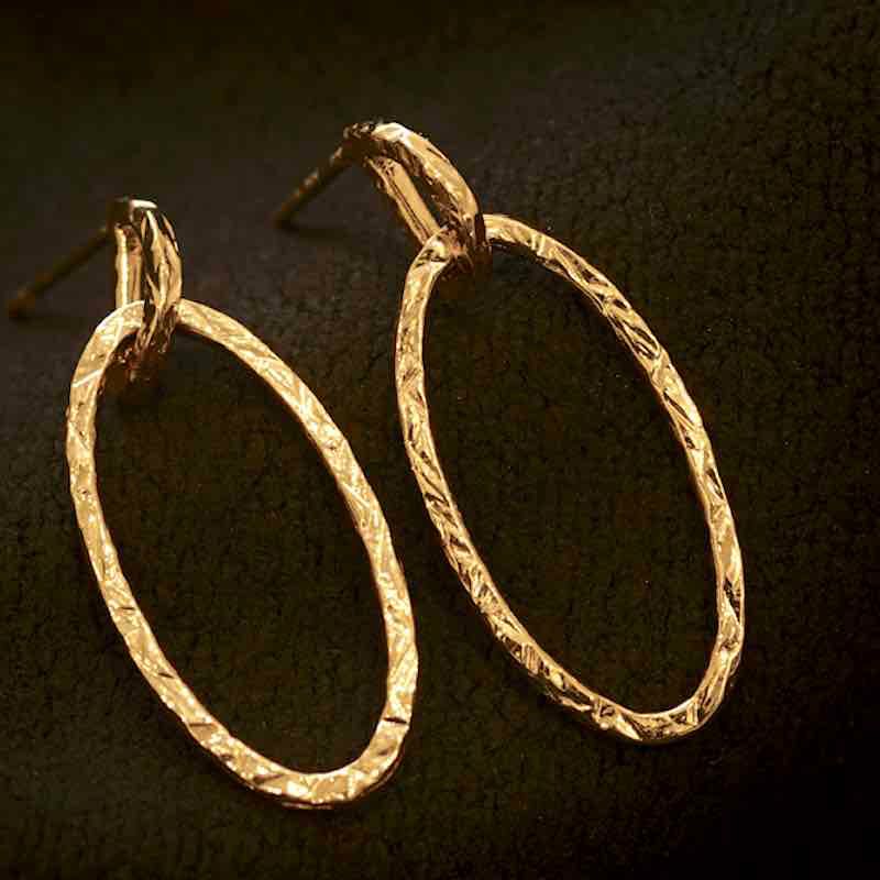 カスカhiyasins ベーシックフープピアス K18 hiyasins ベーシックピアス -K18/Pt- | CASUCA