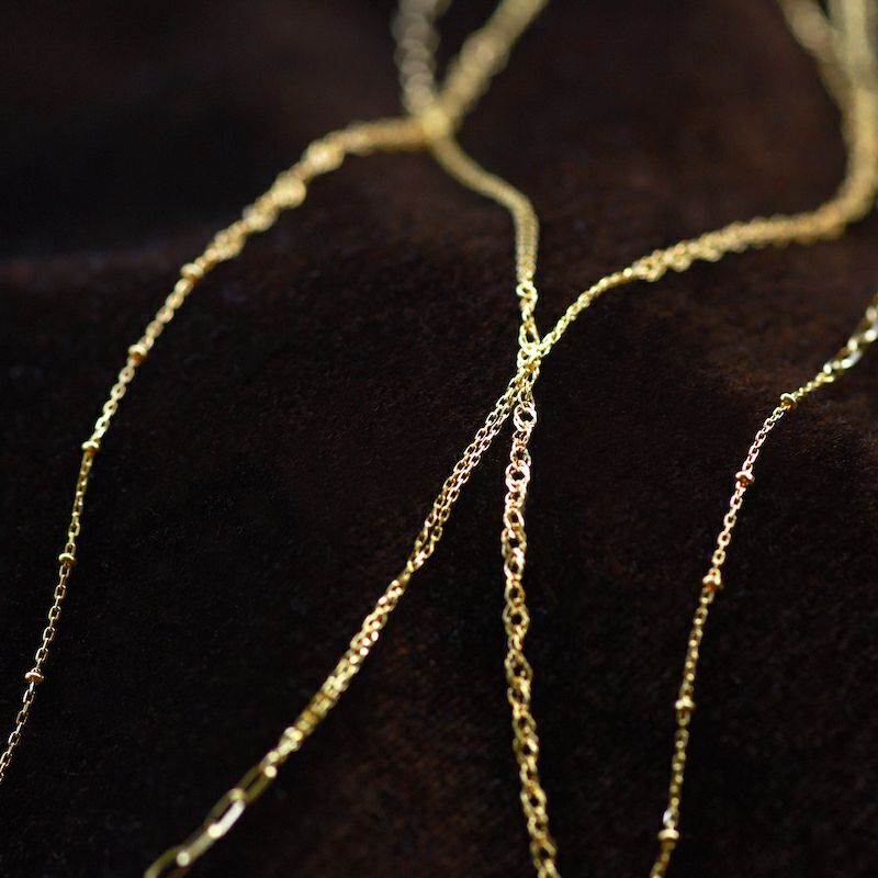 lotus ミクスドネックレス -K18YG- | CASUCA