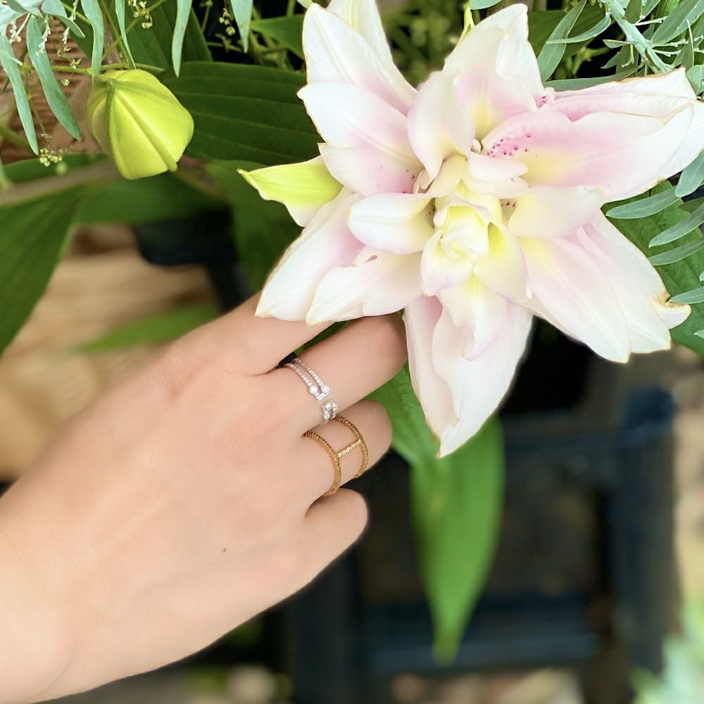 syaga リング -K18/Pt- | CASUCA