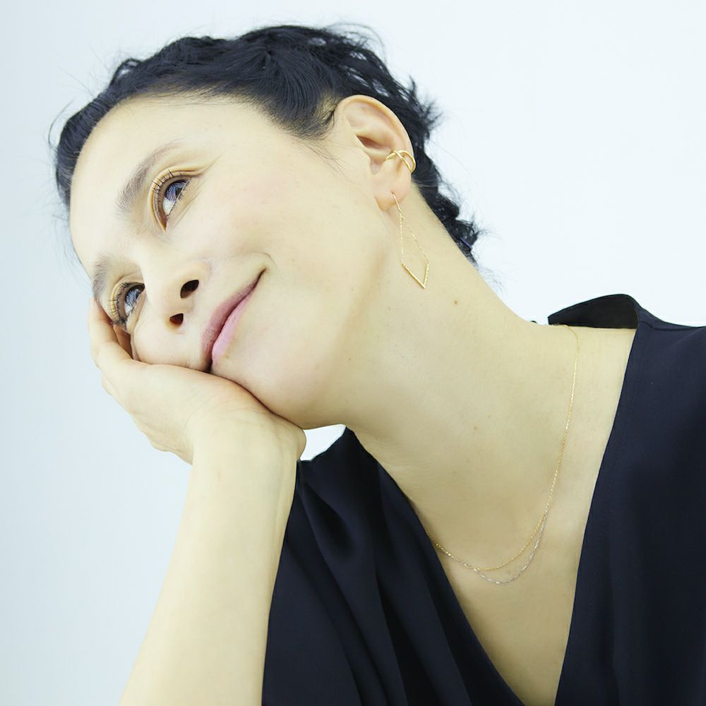 CASUCA yunaito スマイル ネックレス　42cm yunaito スマイルネックレス -K18/Pt- | CASUCA